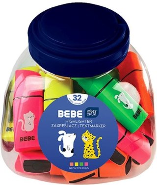 Interdruk Zakreślacz BEBE KIDS mini wkład mix 1-5mm Interdruk (4KOL)