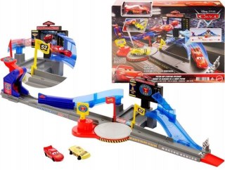 Mattel Tor wyścigowy Cars kaskaderski ZŁOTY TŁOK + autko Zygzak McQueen Mattel (JHL42)