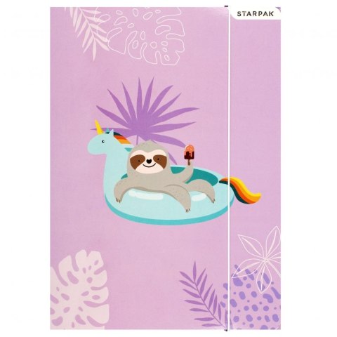 Starpak Teczka kartonowa na gumkę KOALA A4 mix Starpak (536503)