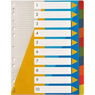 Tetis Przekładka czysta numeryczne A4 mix 10k [mm:] 297x310 Tetis (BP630-10)