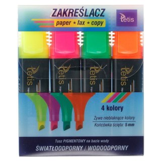 Tetis Zakreślacz wkład mix 5mm Tetis