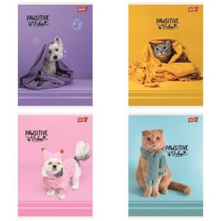 Unipap Zeszyt A5 Pawsitive Vibes 32k. 70g podwójna linia kolor Unipap