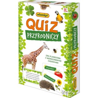 Adamigo Gra edukacyjna QUIZ PRZYRODNICZY Adamigo