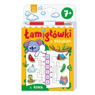 Aksjomat Książka dla dzieci Łamigłówki z ołówkiem i koalą. Od 7 lat Aksjomat