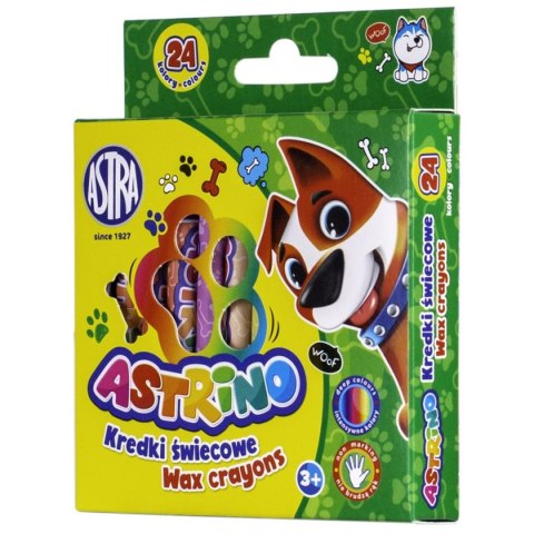 Astrino Kredki świecowe 8mm 24 kol. Astrino (316121004)