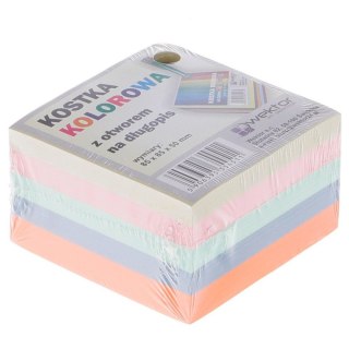 Indeks Kostka papierowa z otworem mix [mm:] 85x85x 50 Indeks (5906395354511)