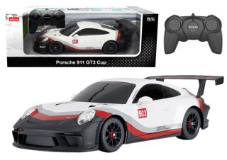 Rastar Samochód RC 1:18 Porshe 911 GT3 Biało-Szare Rastar (20602)