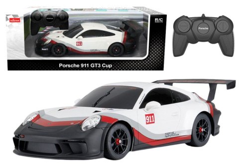 Rastar Samochód RC 1:18 Porshe 911 GT3 Biało-Szare Rastar (20602)