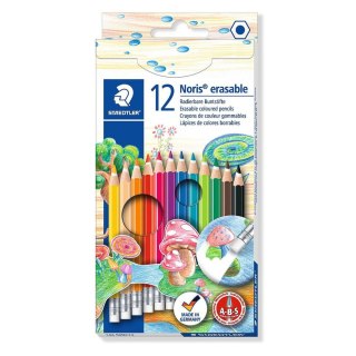 Staedtler Kredki ołówkowe Noris Club usuwalne 10 kol. Staedtler (144 50)