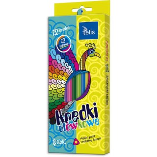Tetis Kredki ołówkowe Tetiski Tetiski 12 kol. Tetis (KT003-AB)