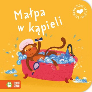 Zielona Sowa Książeczka edukacyjna Moje pierwsze bajeczki. Małpa w kąpieli Zielona Sowa