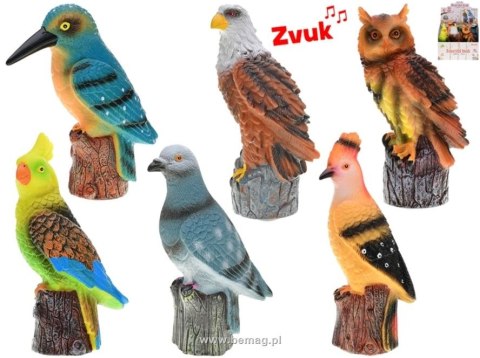 Bemag Figurka ptak 17-20cm 6 wzorów z dźwiękiem Bemag (58108)