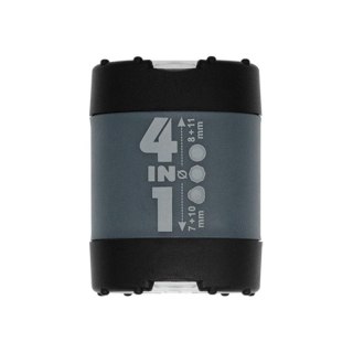 Kum Temperówka czarna Kum (4-IN-1)