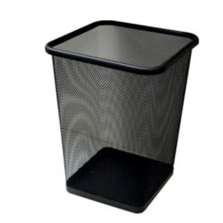Tres Kosz na śmieci metal kolor: czarny Tres