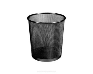 Tres Kosz na śmieci siatkowy metal kolor: czarny 10L Tres