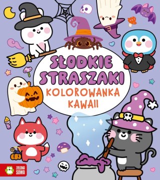 Zielona Sowa Książka dla dzieci Kawaii. Słodkie straszaki Zielona Sowa