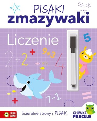 Zielona Sowa Książka dla dzieci Pisaki zmazywaki. Szlaczki Zielona Sowa