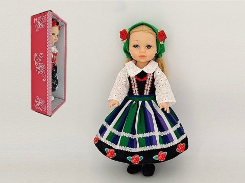Adar Lalka w stroju ludowym, z polskim głosem, śpiewa i mówi po polsku, twarda; Box [mm:] 380 Adar (589636)