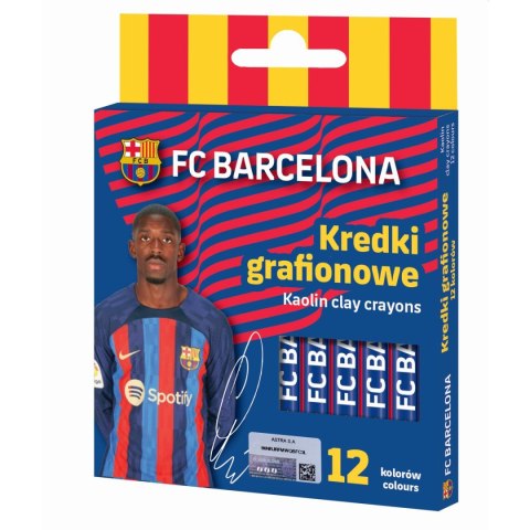 Astra Kredki świecowe FC BARCELONA LEWANDOWSKI GRAFIONOWE Astra (316023050)