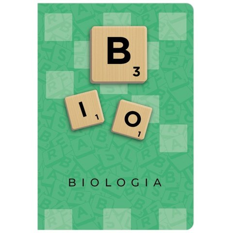 Beniamin Zeszyt A5 biologia scrabble 60k. 70g krata Beniamin