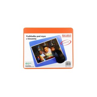 Biurfol Podkładka pod mysz pomarańczowy [mm:] 220x180 Biurfol (KPM-1-04)