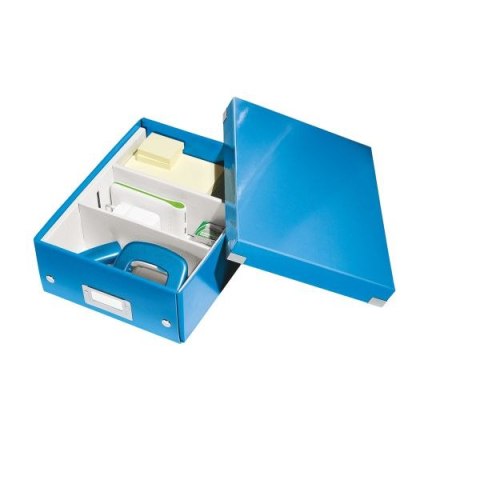 Leitz Pudło archiwizacyjne B5 Click & Store z przegródkami niebieski karton [mm:] 220x100x 285 Leitz (60570036)