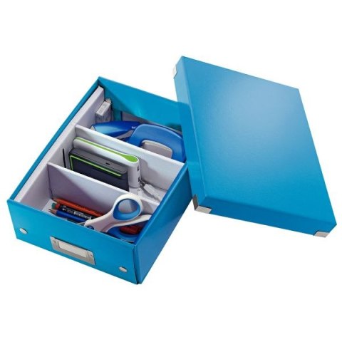 Leitz Pudło archiwizacyjne B5 Click & Store z przegródkami niebieski karton [mm:] 220x100x 285 Leitz (60570036)
