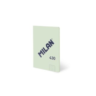 Milan Zeszyt A6 zielony 48k. 95g kratka Milan (57263G48GR)