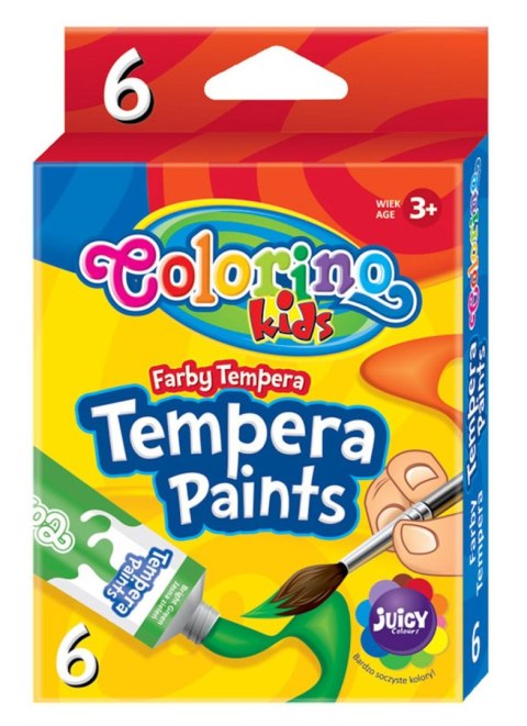 Patio Farba tempera colorino kolor: mix 12ml 6 kolor. Patio (68390)