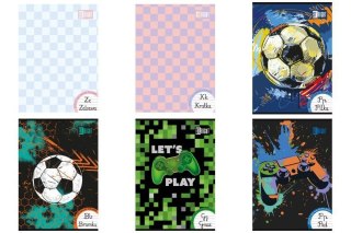 Unipap Zeszyt A4 Checkered Vibe 32k. 70g linia podwójna kolorowa Unipap