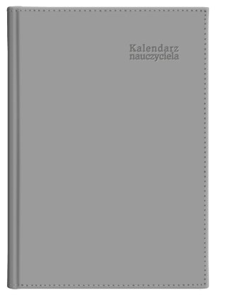 Wokół Nas Kalendarz nauczyciela książkowy (terminarz) Vivella szary B5 164mm x 236mm Wokół Nas (B5TN066B)