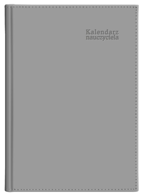 Wokół Nas Kalendarz nauczyciela książkowy (terminarz) Vivella szary B5 164mm x 236mm Wokół Nas (B5TN066B)
