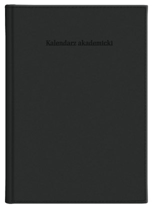Wokół Nas Kalendarz nauczyciela książkowy (terminarz) akademicki Vivella czarny A5 143mm x 204mm Wokół Nas (A5TA071B)