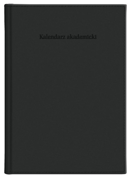 Wokół Nas Kalendarz nauczyciela książkowy (terminarz) akademicki Vivella czarny A5 143mm x 204mm Wokół Nas (A5TA071B)