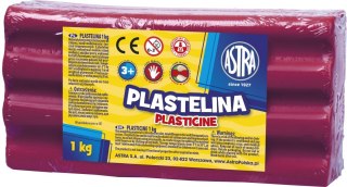 Astra Plastelina 1 kol. purpurowa 1000g Astra (303111009)