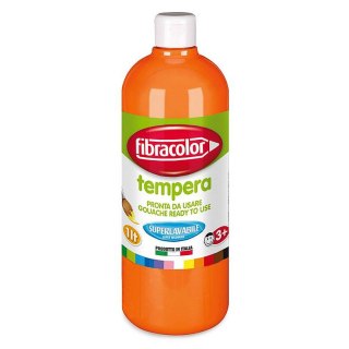 Fibracolor Farba tempera 1L Gluten Free kolor: pomarańczowy 1000ml Fibracolor
