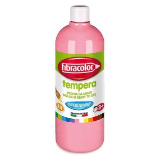 Fibracolor Farba tempera 1L Gluten Free kolor: różowy 1000ml Fibracolor