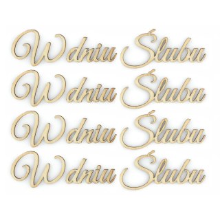 Galeria Papieru Ozdoba drewniana w dniu ślubu Galeria Papieru (253019)