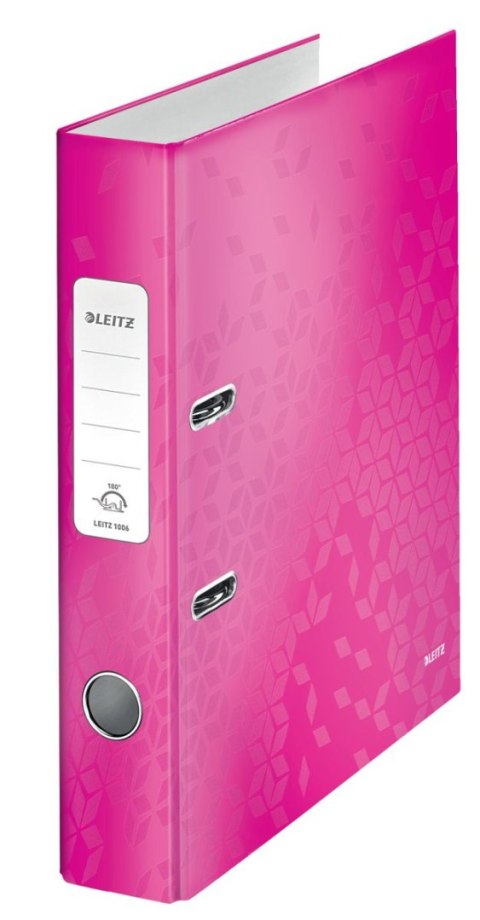 Leitz Segregator dźwigniowy A4/50 WOW A4 50mm różowy metaliczny Leitz (10060023)
