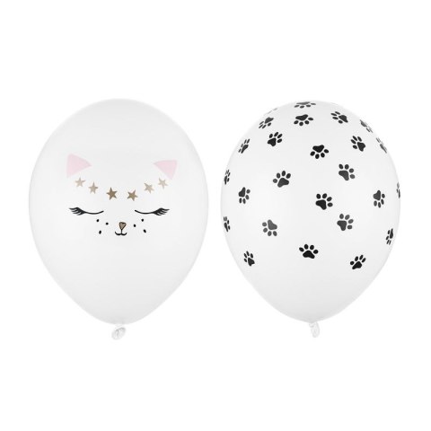 Partydeco Balon gumowy biały Partydeco (SB14P-301-008)