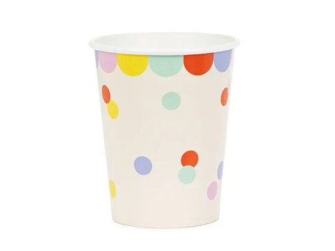 Partydeco Kubek jednorazowy Konfetti papier 220ml Partydeco (KPP118-EU1)
