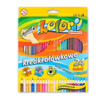Penmate Kolori Kredki ołówkowe 24 kol. Penmate Kolori (TT7226)