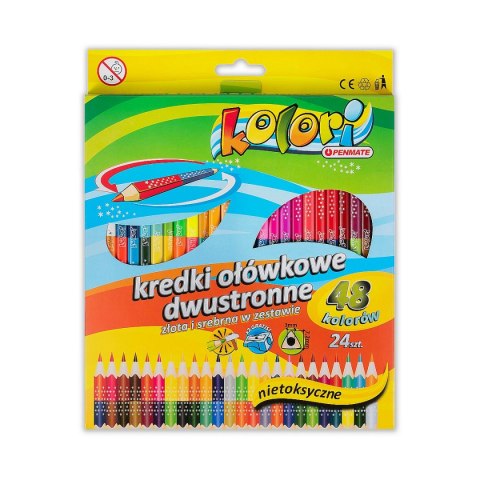 Penmate Kolori Kredki świecowe 48 kol. Penmate Kolori (TT7537)