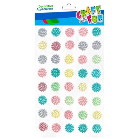 Craft With Fun Kryształki Samoprzylepne Perełki mix Craft With Fun (501483)