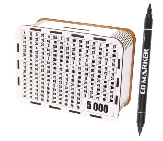 Cresco Skarbonka DUZA 5000+marker drewniana Cresco (224027)