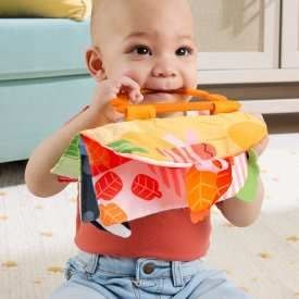 Fisher Price Książeczka edukacyjna Miękka książeczka sensoryczna - Pory roku Fisher Price (JKP53)