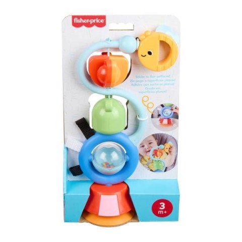 Fisher Price Zabawka edukacyjna Sensoryczna zabawka z przyssawką Wesołe odgłosy Fisher Price (JHB46)