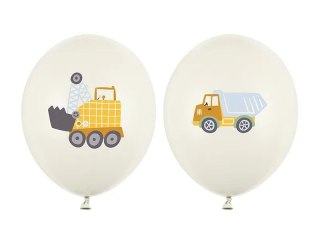 Partydeco Balon gumowy Pojazdy budowlane, mix mix 300mm Partydeco (SB14P-334-000)