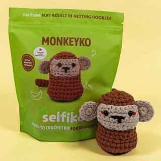 Selfiko Zestaw kreatywny do szydełkowania małpka Monkeyko Selfiko