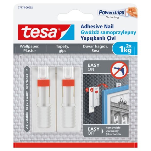 Tesa Plaster samoprzylepny gwóźdź regulowany Tesa (77774)